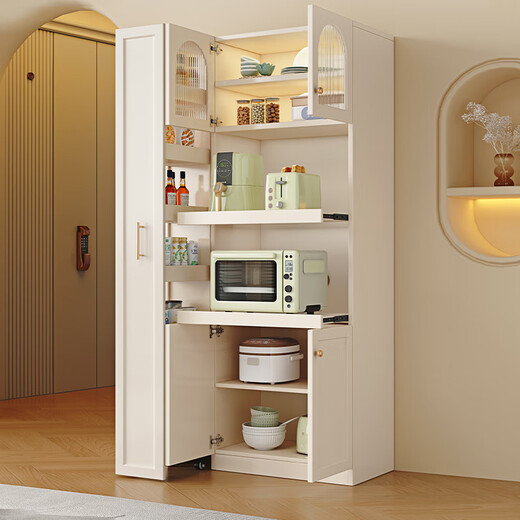 Xibao sideboard and wine cabinet integrated wall-mounted multifunctional solid wood storage cabinet modern minimalist living room tea cabinet kitchen cupboard 70cm sideboard + sideboard ecological board package installation