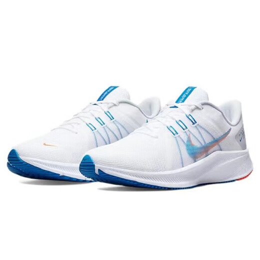
Nike (NIKE) official ship store men's shoes spring new sports shoes REVOLUTION 7 mesh breathable lightweight running shoes DA1105-101/QUEST 4/white and blue 42.5