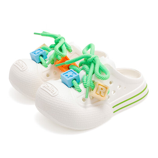 Zapatos para niños Babudou, zapatillas suaves de la suela suave de los niños, zapatos de agujero transpirable, sandalias para niños transpirables 117542160 Milky White 21