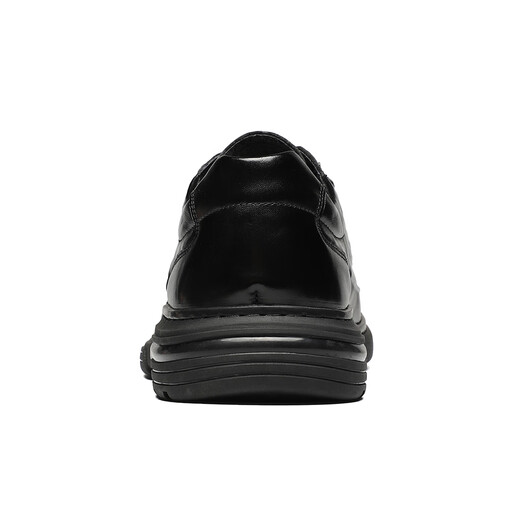 Saturday men's toe-layer cowhide fashionable business formal leather shoes men's lace-up commuting versatile casual leather shoes black