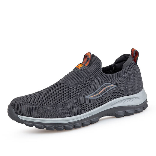 Adachiaki Lijian Old Man Shoes Mesh Summer Mesh Transportable Mamá y papá Zapatos Anti-Sole Sports informales Ligeros Breatables 9202 Negro (Modelo de hombres) 40 (250 mm)