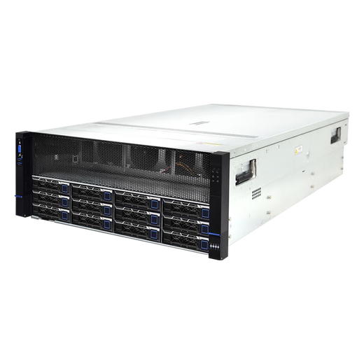 Fuxin F828-WE4 Deepseek Server Dual-Channel EPYC 9004 Xiaolong 9654/8 Carte GPU Server Deep Learning Model Training 4U Rack Host Dual-Channel 9274F Fréquence principale 4.05G / 24 Core 48 Threads Tesla H10
