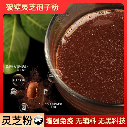 馨草纲目蓝帽认证灵芝孢子粉长白山破壁有机椴木富硒新粉林芝孢子粉增免疫 250×2罐[精品高破壁]蓝帽有机 头道-破壁长白山-产地直发*每罐250g
