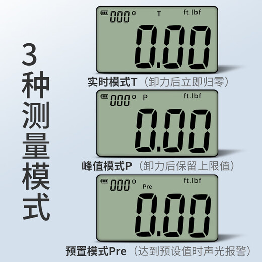 HEMUELE Hemu torque wrench with angle digital display torque preset adjustable kilogram torque wrench high precision tester HWEC2-200R with angle interchangeable head