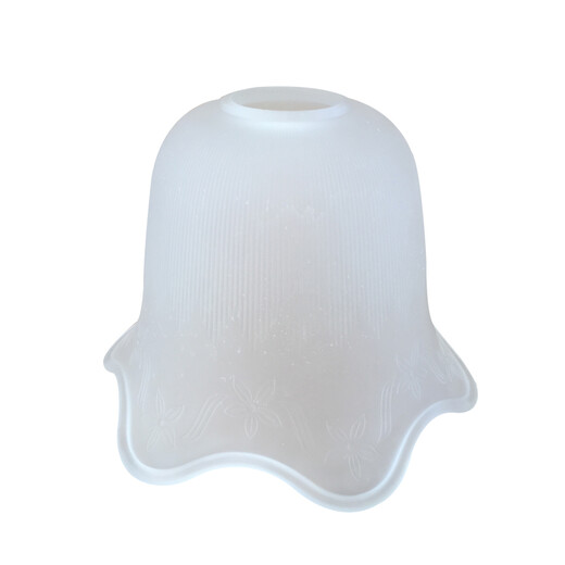 Temphe à lampe à lampe en verre givré