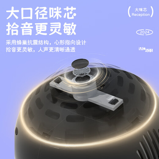 Newmine MC501 wireless microphone, karaoke microphone and audio integrated sound card, mobile phone Bluetooth karaoke artifact, Little Bee amplifier, pink