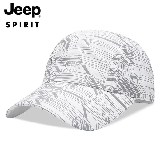 Jeep (JEEP) hat men's baseball cap thin mesh breathable peaked cap sports outdoor leisure fishing mountaineering sun hat