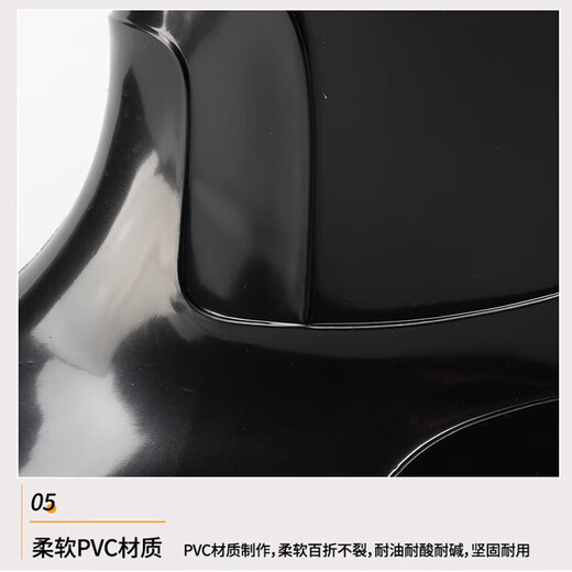 鸣固 雨鞋男低筒雨靴 防水胶鞋户外耐磨雨天黑色 41码 CW681300