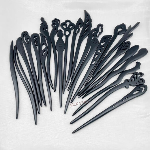 Jack Viney various single stick wooden stick wooden hairpins DIY ancient style Hanfu accessories hairpins hairpins birthday K LW No. 5 wooden hairpins 1 piece