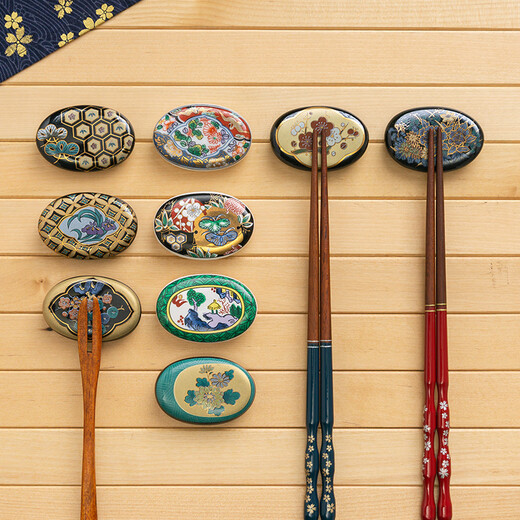 Chidai Genko Imari ceramic chopstick holder, gourd ingot type chopstick holder, chopstick holder, Japanese imported household chopstick holder, brocade gold railing hand