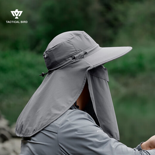 Tactical Bird Fishing Guard丨Professional fishing sun protection hat men's summer Luya fishing sunshade fisherman hat large brim full face mask
