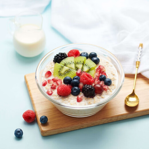 桂格即食纯燕麦片1478g袋装 营养早餐速食懒人代餐饱腹燕麦片膳食纤维 即食燕麦片1000g*3袋