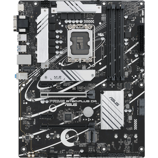 ASUS (ASUS) 12 / 13th Generation / 14th Generation CPU Motherboard I3 14100F 13100F 12100F Tablettes dispersées Board U Set B760 Plus DDR4 12e génération I3-12100F Réparbés [trois ans d'assurance magasin]