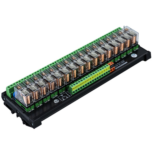 Relay module module 12V 24V combination control board PLC intermediate relay isolation amplifier board 4-position shorting bar 24V DC one open and one closed 16A