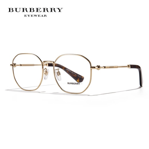 
BURBERRY glasses frame men and women Bobary myopia glasses frame metal frame can be equipped with high and low-degree lenses 0BE1387D 1387D-1337 rose gold [Give anti-blue light lenses]