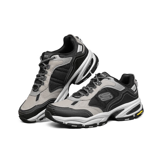 Skechers autumn and winter men's shoes thick sole heightening dad shoes soft sole comfortable casual shoes versatile sports shoes 237145