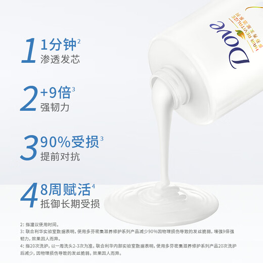 Dove Shampooing Lotion Conduleur Gel Gel dure dure longtemps et maintient les avantages sociaux nourrissants et réparateurs de la société de shampooing [1530g] Nourrissie intensive 800 + bain 730g