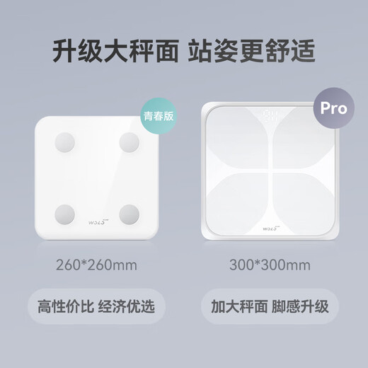 Wole Body Fat Scale Pro verbessertes Ladung Ladung App Electronic Waage Skal