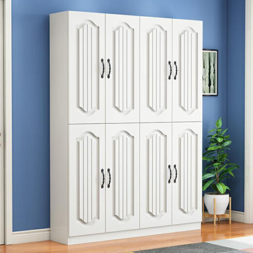 Mi Shoe Cabinet Modern Simple Home Door Large Capacity Shoe Cabinet Shoe Cabinet Storage Multifunctional Hall Cabinet Balcony Cabinet 120 Two Doors White