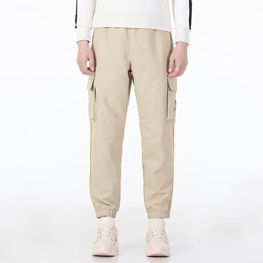 Pantalones de chándal adidas (adidas) pantalones para hombres 2025 primavera Nuevos pantalones de moda de moda de moda pantalones casuales transpirables hc9716/khaki 2xl
