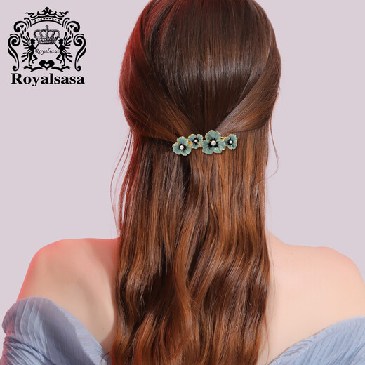 Royal sasa royal salsa hair accessories flower hairpin hair clip fashion ponytail clip spring clip horizontal clip headdress top clip jewelry