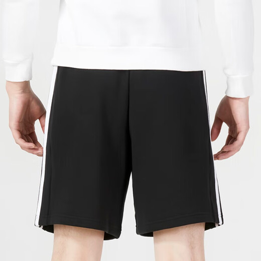 Adidas Herrenhosen Sommer Neue Sportarten und lässige, atmungsaktive, schnell trocknende lässige Hosen lose fünf Punkte Hose Shorts IC9435 Stricken/Drei Streifen s s