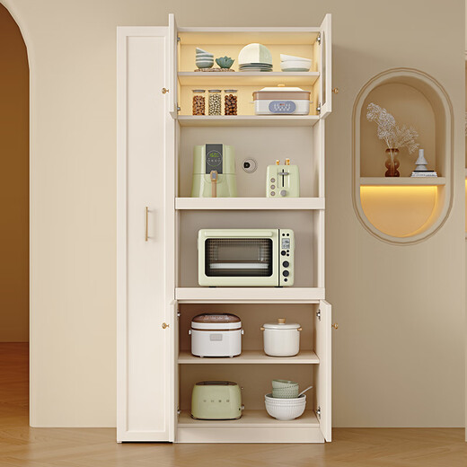 Xibao sideboard and wine cabinet integrated wall-mounted multifunctional solid wood storage cabinet modern minimalist living room tea cabinet kitchen cupboard 70cm sideboard + sideboard ecological board package installation