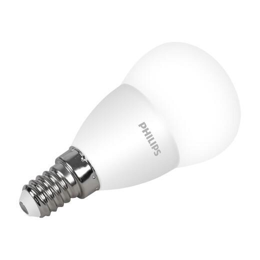 Philips (PHILIPS) constant-bright LED bulb, high-brightness energy-saving bulb lighting source E14 small screw mouth 3.5W white light 6500K true color version