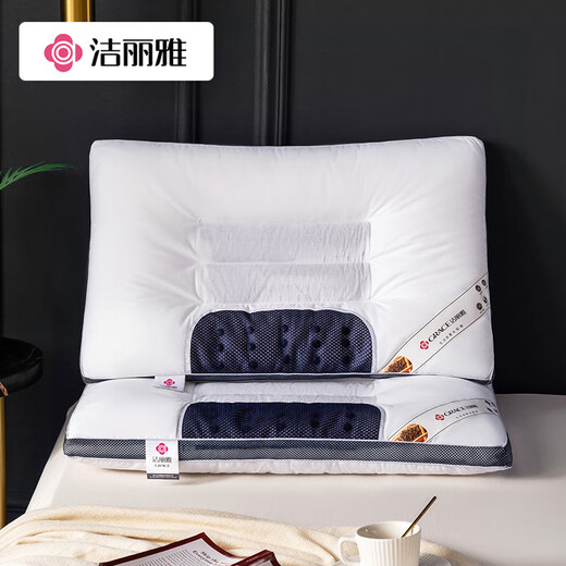 Jieliya pillow core, cotton pillow core, pure cotton pillow pack, three-dimensional Cassia magnetic therapy pillow core, 48*74cm, 1090g single package