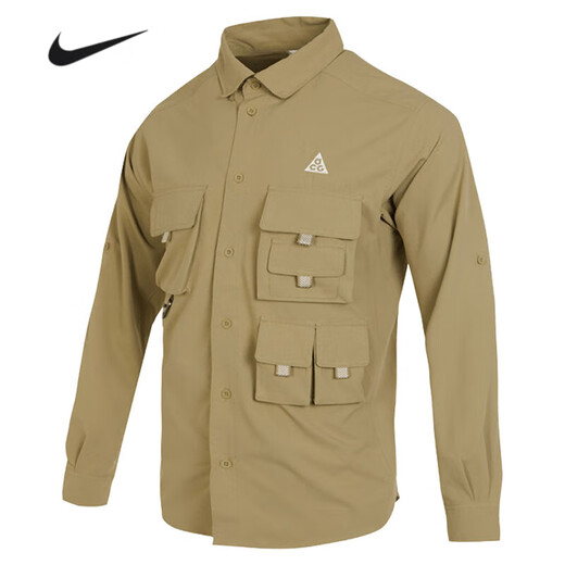 Nike (NIKE) 520 Gift 520 Gift Autumn Men's Sports and Casual Lapel Workwear Long Sleeve Shirt Jacket DN3937-248 DN3937-276 M
