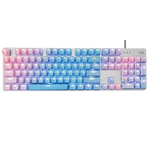 罗技（Logitech）G502 HERO+K845 电竞游戏鼠标 G502HERO阿卡丽贴纸款鼠标  K845有线机械键盘 游戏键鼠套装 K845青轴-蓝色妖姬+G502HERO阿卡丽贴纸