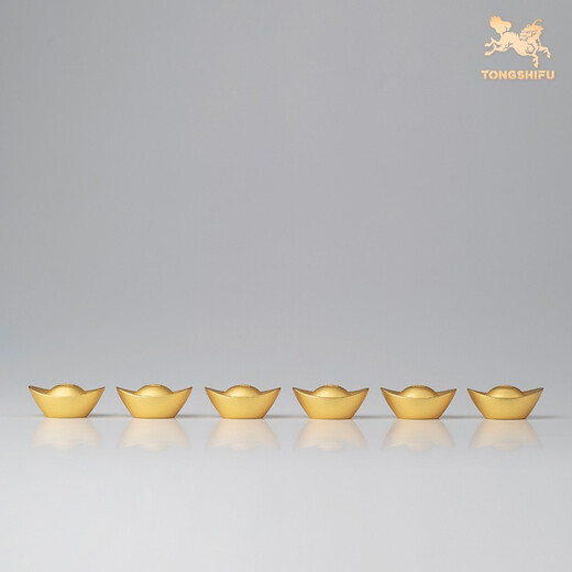 Kupfer Master <echte Goldbeschichtung feste Kupferzutaten> Wohnzimmer Desktop Kupferschmuck Home Dekoration Handwerk Geschenke Real Gold Plattierung Massive Kupferzutaten Medium 6 Sets