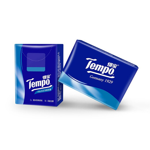 Depot Tempo Depot paper towels 7 pieces 36 small packs natural unscented handkerchief paper 4-layer tissues portable napkins classic unscented handkerchief paper 4 layers 7 sheets * 36 packs