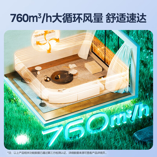 Midea air conditioner, 1.5 HP, cool power saving pro, new level of energy efficiency, variable frequency heating and cooling, national subsidy for home appliances, energy-saving wall-mounted unit KFR-35GW/N8KS1-1P