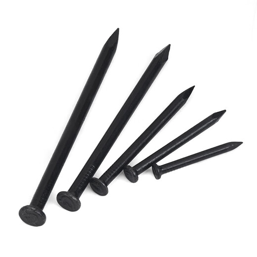 Jinggong (JINGGONG) Jinggong cement nails, steel nails, cement wall nails, brick wall nails, concrete nails, special steel nails, high strength iron nails, 70mm black (a box of 25 boxes, about 1200 pieces)