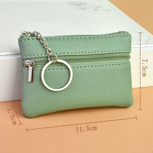 Portefeuille Qindu portefeuille d'âge moyen et de portefeuille âgée mini-saut ultra small 2023 sac clé sac de monnaie sac petit sac de carte noir (non autorisé à placer sur votre téléphone)