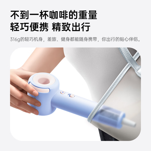 CONFU Government Subsidy Low Power Student Dormitory Hair Dryer Home Appliance High Speed ​​Dry High Wind Low Noise Negative Ion Hair Dryer 3C Certified Birthday Gift F9Air Youth Edition-Clear Sky Blue 1000W