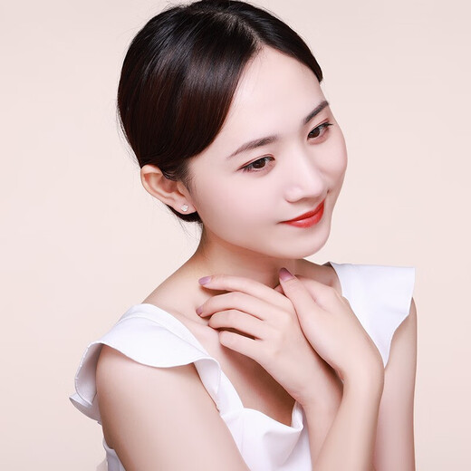 Trendy Acer 18K gold rose gold single earring for women, fun soft and cute little meat pad EEK34200252 birthday gift