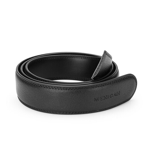 Scarecrow belt men's cowhide headless belt men's automatic buckle belt men's trousers birthday gift