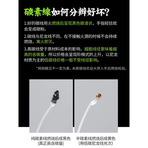 Toray raw silk high-end pure carbon line imported from Japan high-end lure line leader line fishing line sub-line main line finished product pure carbon line 50 meters wear-resistant No. 0.8