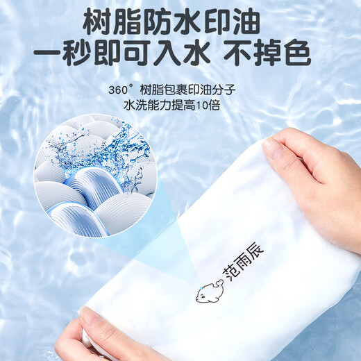Cat Prince Name Seal Name Stamp Customized Kindergarten Children's Name Seal Clothes Waterproof Washable Colorless Seal Elementary School Name Child Baby Seal Name Sticker