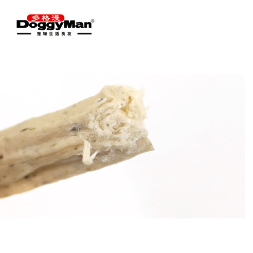 Dogman's new concept of low-fat cowhide chewing gum molar sticks for small dogs, tooth cleaning and bone chewing dog snacks for small and medium-sized dogs - 7 pieces in M ​​size (milk flavor)