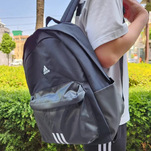 阿迪达斯 （adidas）双肩包新款学生书包男女包大容量旅行初高中背包女官方正品 HG0348/43x36x15厘米 均码