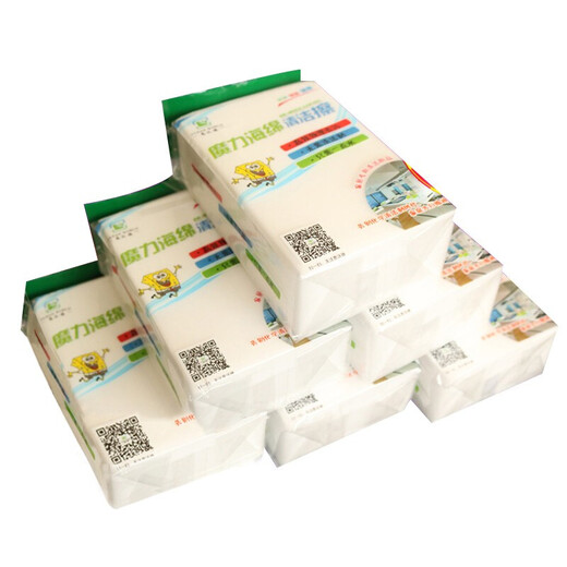 Enward Nano Sponge Magic Magic Wipe Sponge Japanese White Shoe Shine Cleaning and Decontamination Sponge Magic Wipe 40 pieces English packaging 10*6*2cm