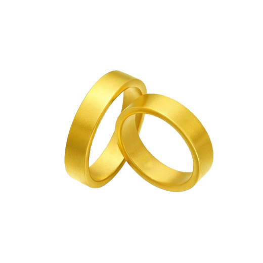 Fat Donglai's same style gold-plated silver ring 999 Fuhui gold men and women pair ancient method inheritance Fuhui ring No. 25