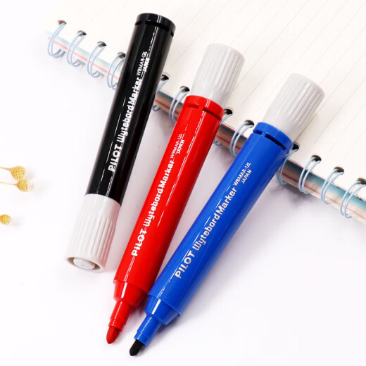 PILOT large-capacity whiteboard pen water-based erasable thick marker pen logistics marker WBMAR-12L red single pack Teacher's Day gift