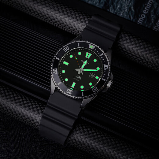 Casio (CASIO) Swordfish Black Water Ghost Casual Sports Men's Luminous Pointer Diving Watch Star Black MDV-106-1AVDF