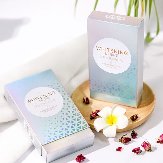 Shuke bright white tooth patch cleaning teeth stains white teeth light sense white teeth white teeth teeth 1 box 14 pairs 28 mount Sakura tooth patch