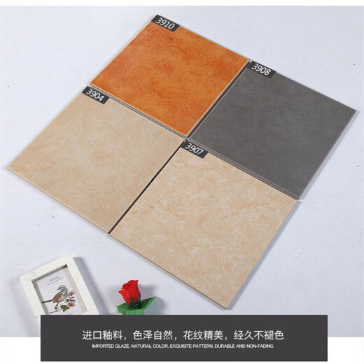 美克杰卫生间边地砖300x300仿古砖厕所地板砖阳台厨房浴室亚光防滑砖 3927