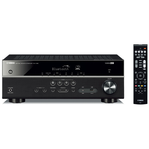 
Yamaha RX-V385 Home Cinema 5.1 channel AV amplifier supports Bluetooth/4K ultra-high definition Black